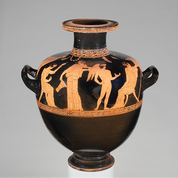 Terracotta hydria (water jar)