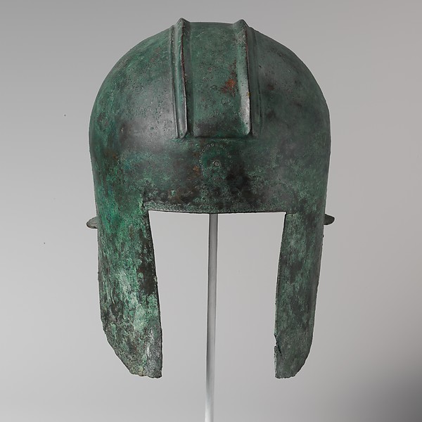 Bronze helmet of Illyrian type by an unrecorded maker, The Metropolitan Museum of Art