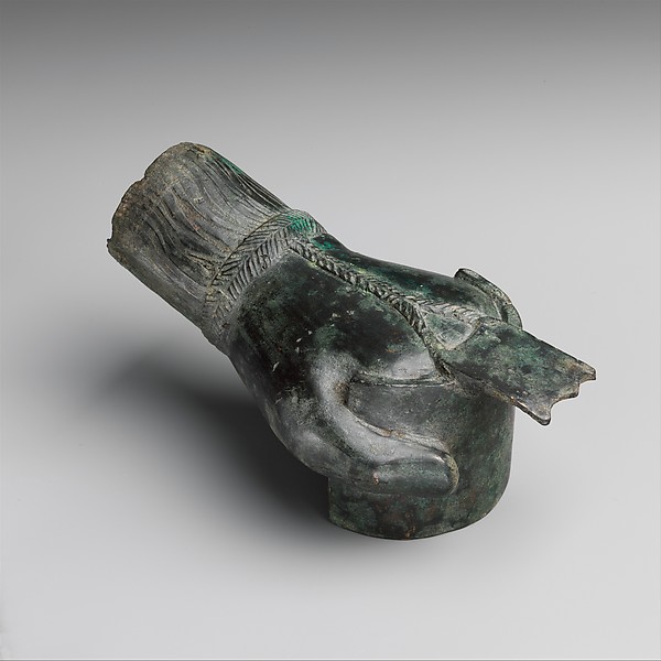 Bronze hand of a boxer by an unrecorded maker, The Metropolitan Museum of Art