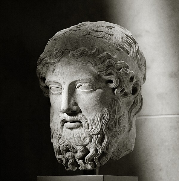 Marble head from a herm, 1st–2nd century CE
