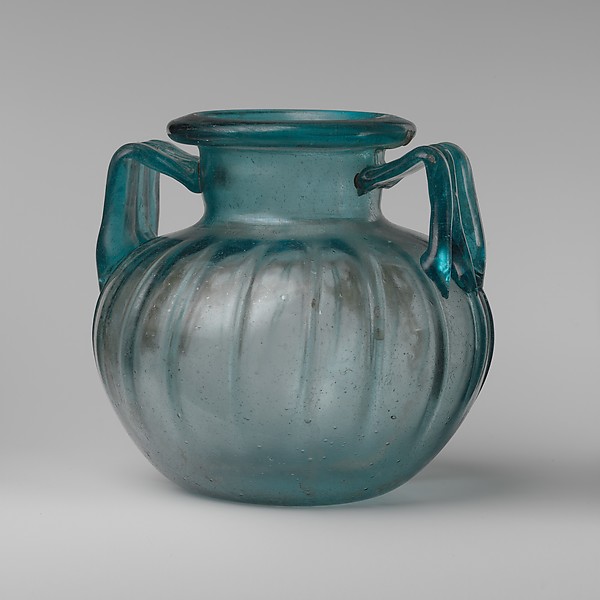 Glass two-handled jar by an unrecorded maker, The Metropolitan Museum of Art