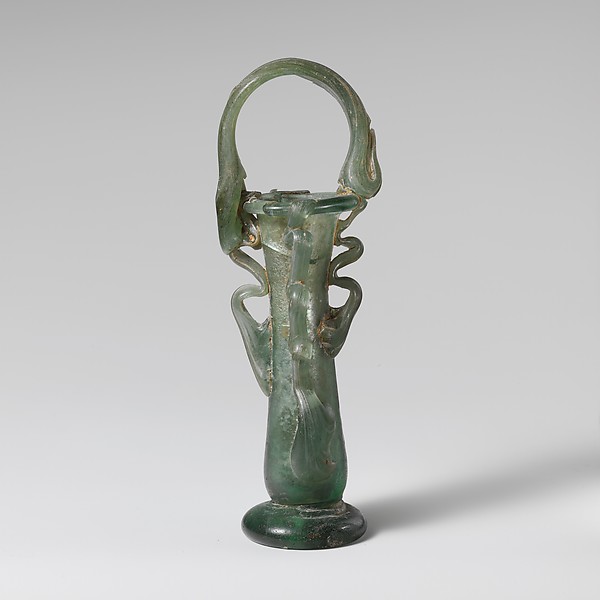 Glass cosmetic flask (kohl tube)
