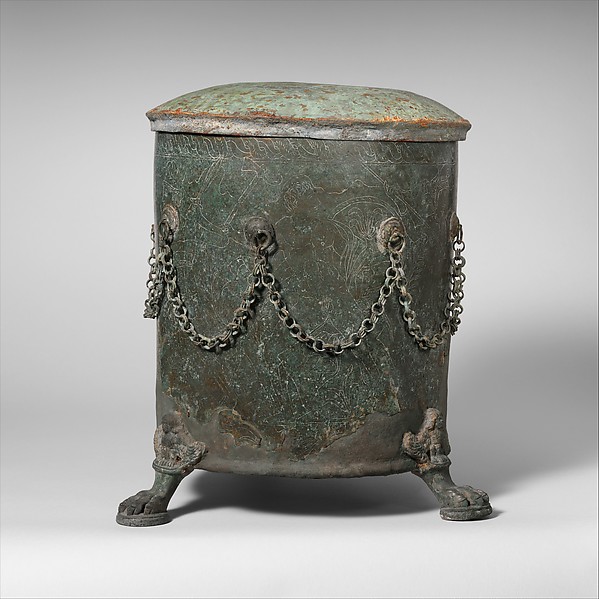 Bronze cista (toiletries box) by an unrecorded maker, The Metropolitan Museum of Art