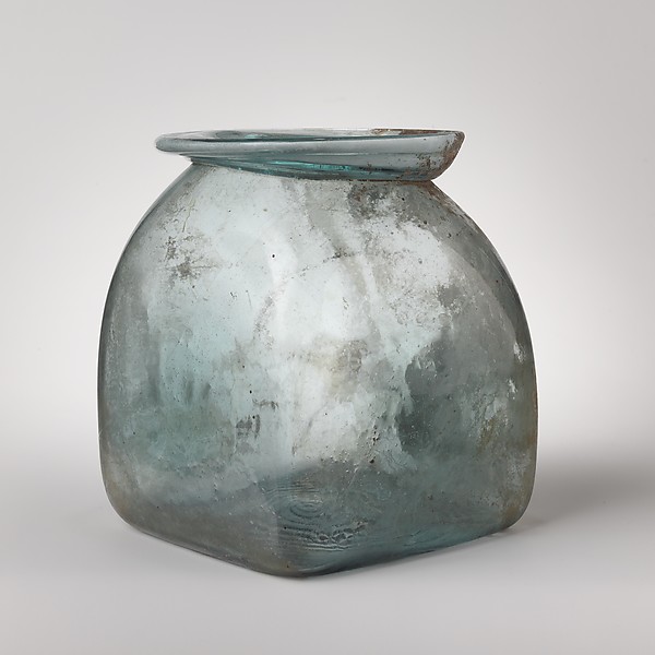 Glass jar with lid by an unrecorded maker, The Metropolitan Museum of Art