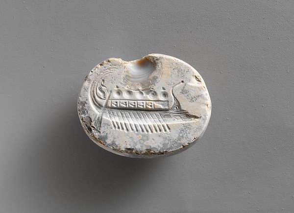 Chalcedony scaraboid by an unrecorded maker, The Metropolitan Museum of Art