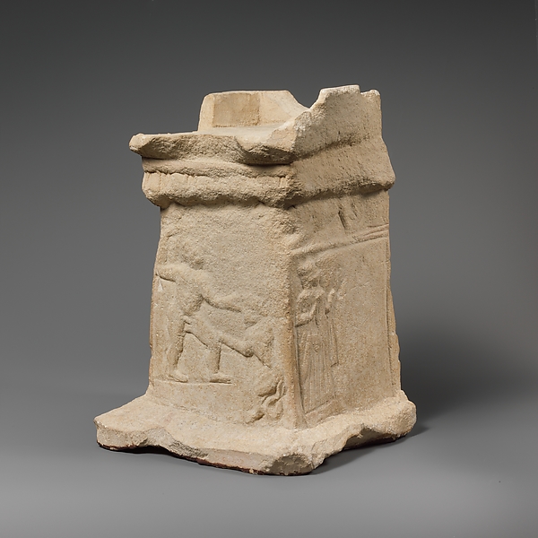 Limestone altar, late 5th century BCE