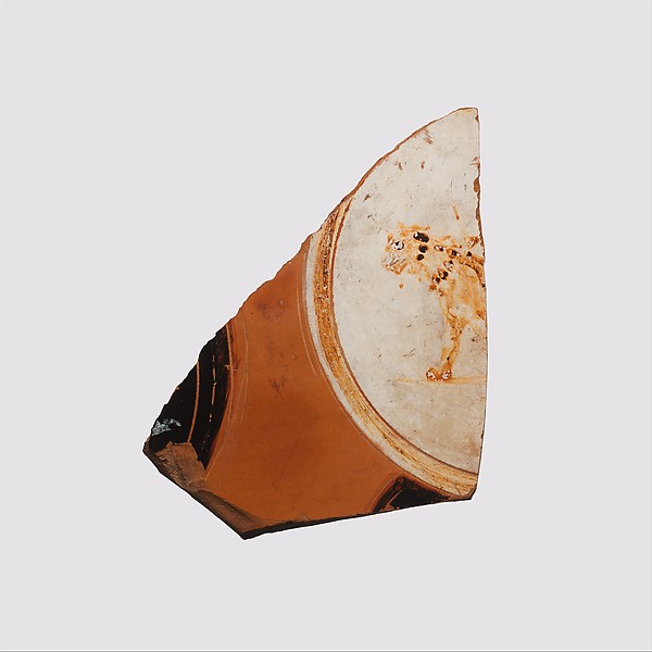 Fragment of a Panathenaic prize amphora (jar)