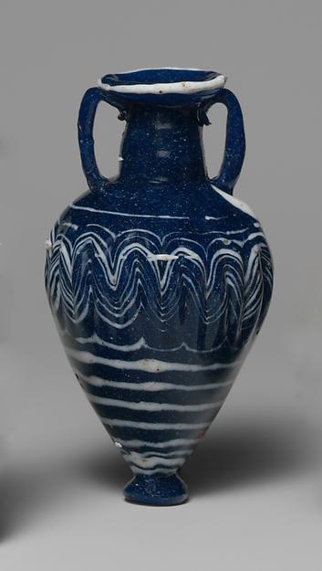 Glass amphoriskos (perfume bottle) by an unrecorded maker, The Metropolitan Museum of Art