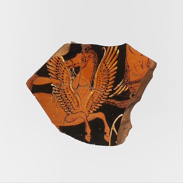 Fragment of a terracotta volute-krater (bowl for mixing wine and water) by Painter of the Dublin Situlae, The Metropolitan Museum of Art