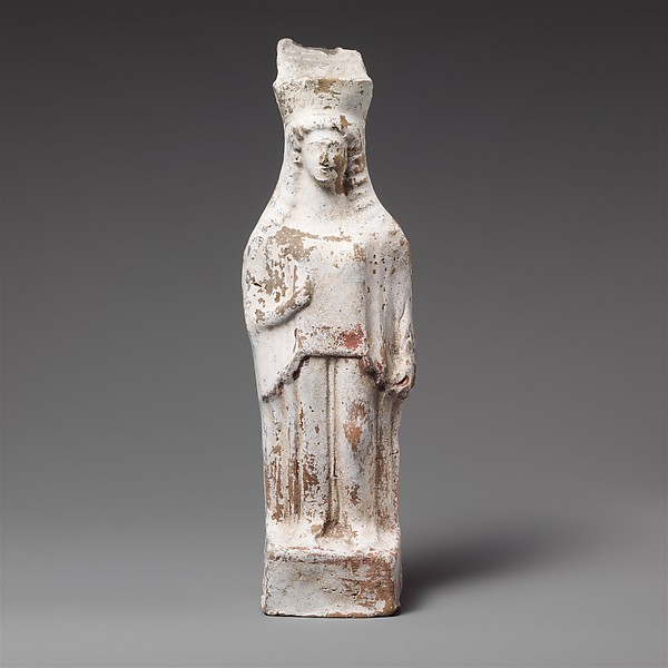 Terracotta statuette of a goddess by an unrecorded maker, The Metropolitan Museum of Art