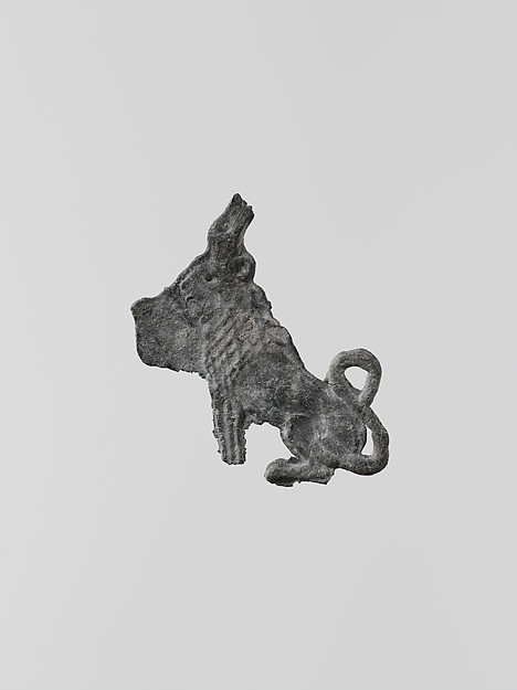 Lead figure of a lion, 6th–5th century BCE