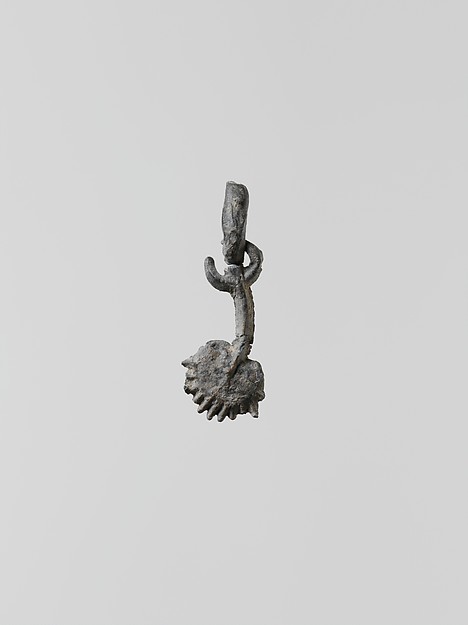 Lead ornament, perhaps vegetal by an unrecorded maker, The Metropolitan Museum of Art