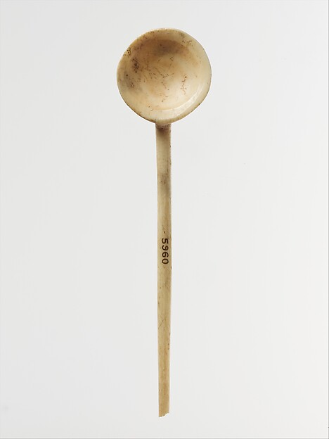 Bone spoon by an unrecorded maker, The Metropolitan Museum of Art