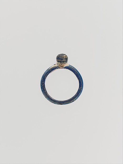 Glass finger ring by an unrecorded maker, The Metropolitan Museum of Art