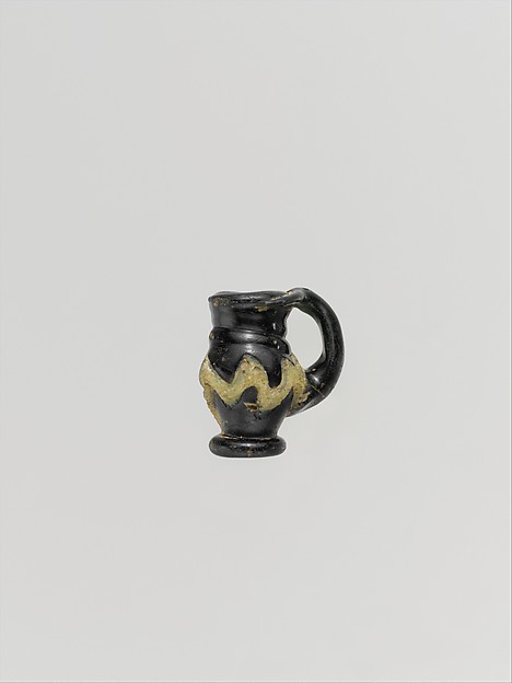 Glass pendant in the form of a miniature jug by an unrecorded maker, The Metropolitan Museum of Art