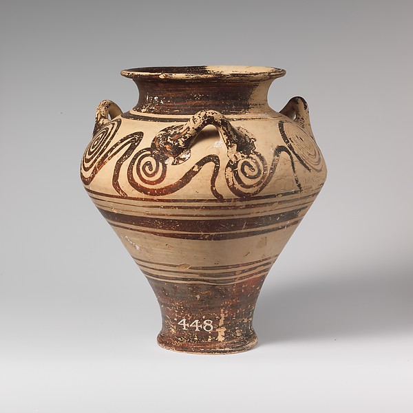 Terracotta pithoid jar