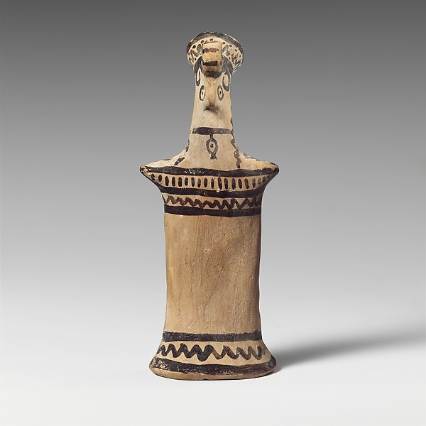 Terracotta statuette of a goddess by an unrecorded maker, The Metropolitan Museum of Art