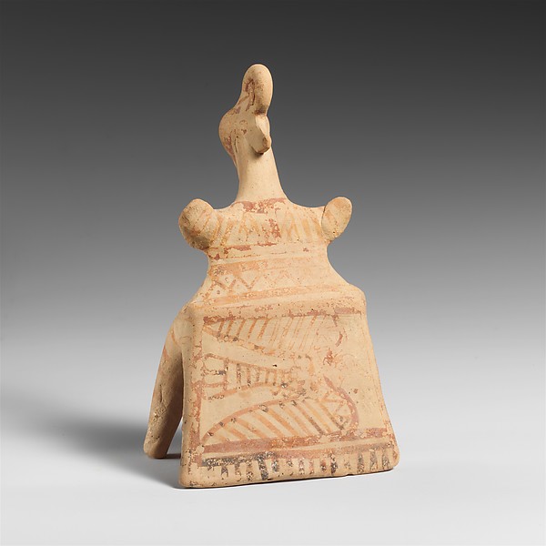 Terracotta statuette of a seated woman by an unrecorded maker, The Metropolitan Museum of Art