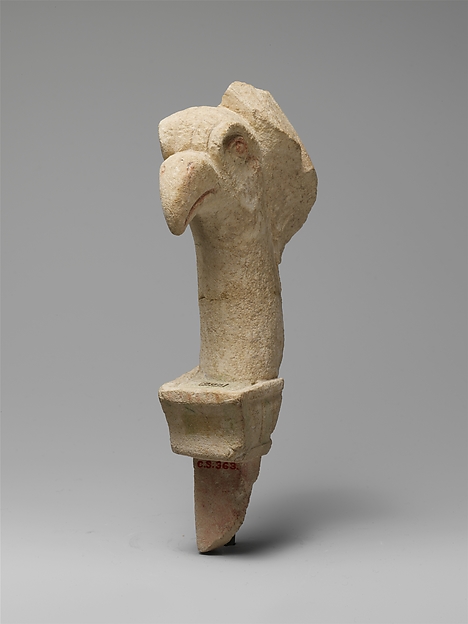 Limestone fragment of a lyre or throne by an unrecorded maker, The Metropolitan Museum of Art