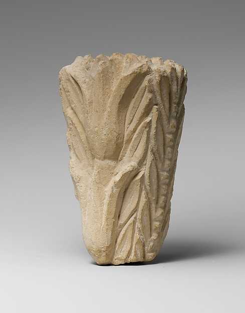 Limestone bouquet of flowers by an unrecorded maker, The Metropolitan Museum of Art