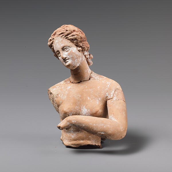 Fragmentary terracotta statuette of a woman by an unrecorded maker, The Metropolitan Museum of Art