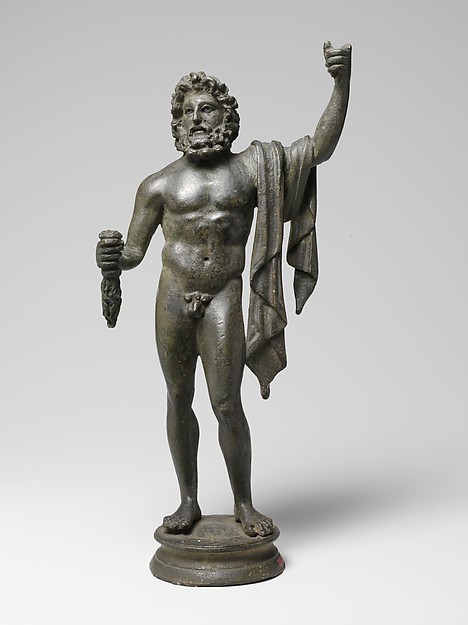 Bronze statuette of Jupiter by an unrecorded maker, The Metropolitan Museum of Art
