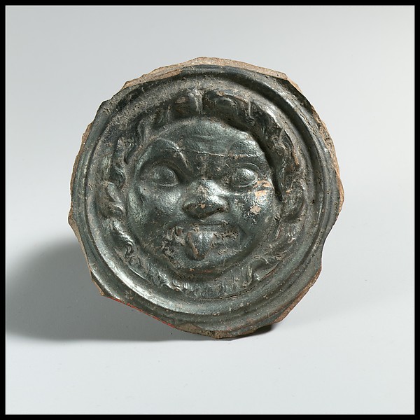 Terracotta tondo from a phiale (libation bowl) by an unrecorded maker, The Metropolitan Museum of Art