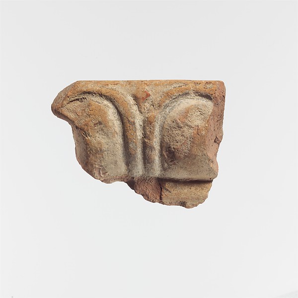 Fragment of a terracotta architectural tile