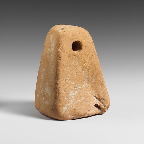 Terracotta loom weight by an unrecorded maker, The Metropolitan Museum of Art
