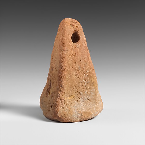 Terracotta loom weight by an unrecorded maker, The Metropolitan Museum of Art
