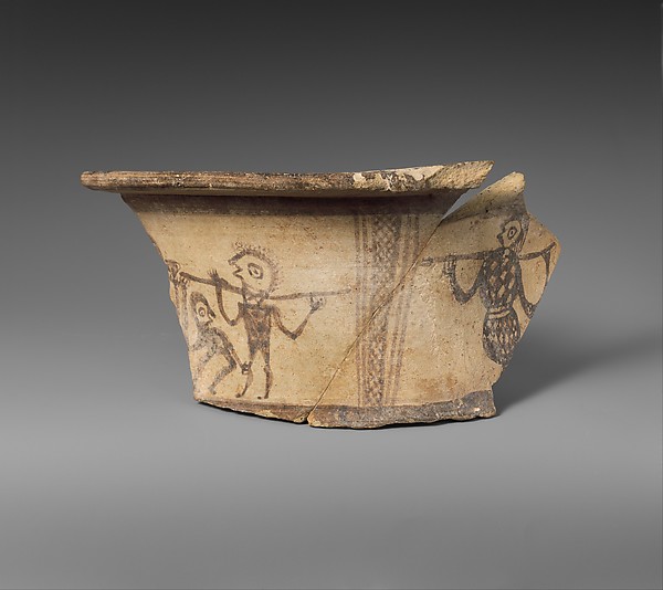 Fragment from the neck of a terracotta amphora by an unrecorded maker, The Metropolitan Museum of Art