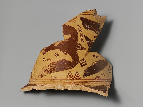 The Blinding of Polyphemus (Protoattic Neck-Amphora, ca. 675 BCE)