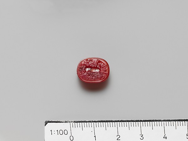 Carnelian scarab by an unrecorded maker, The Metropolitan Museum of Art