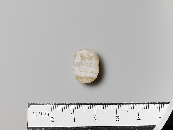 Banded agate scarab by an unrecorded maker, The Metropolitan Museum of Art
