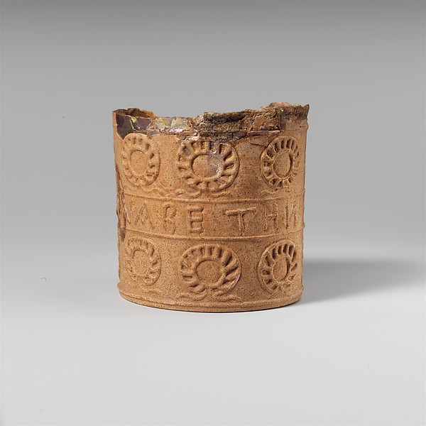 Glass beaker with inscription by an unrecorded maker, The Metropolitan Museum of Art