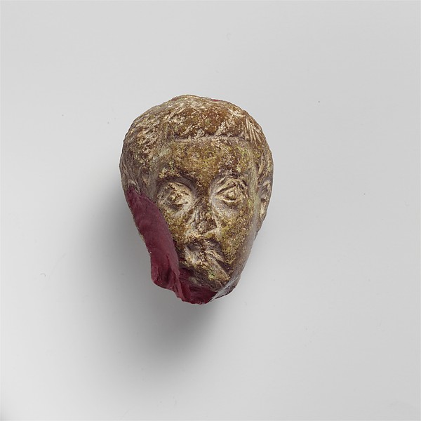 Glass portrait head