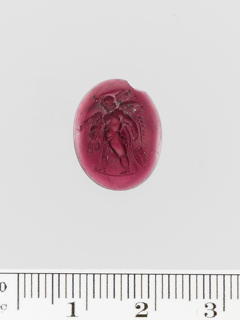 Garnet ring stone by an unrecorded maker, The Metropolitan Museum of Art