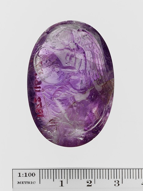 Amethyst oval by an unrecorded maker, The Metropolitan Museum of Art