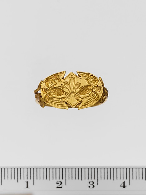 Gold ring by an unrecorded maker, The Metropolitan Museum of Art