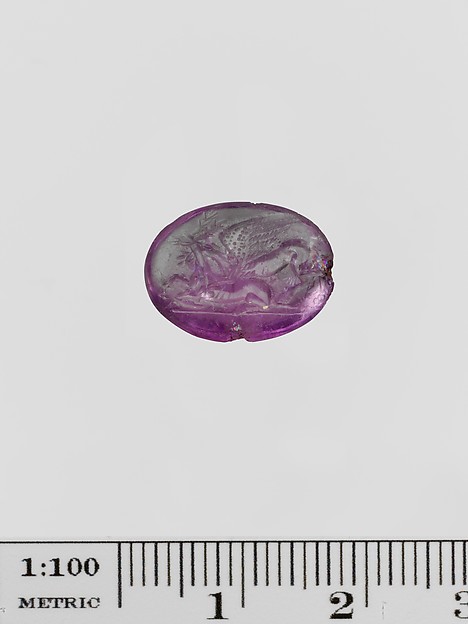 Amethyst ring stone by an unrecorded maker, The Metropolitan Museum of Art