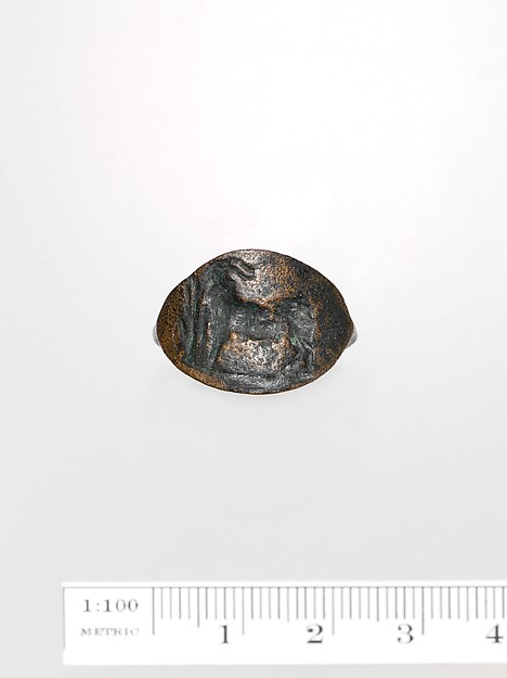Bronze ring by an unrecorded maker, The Metropolitan Museum of Art