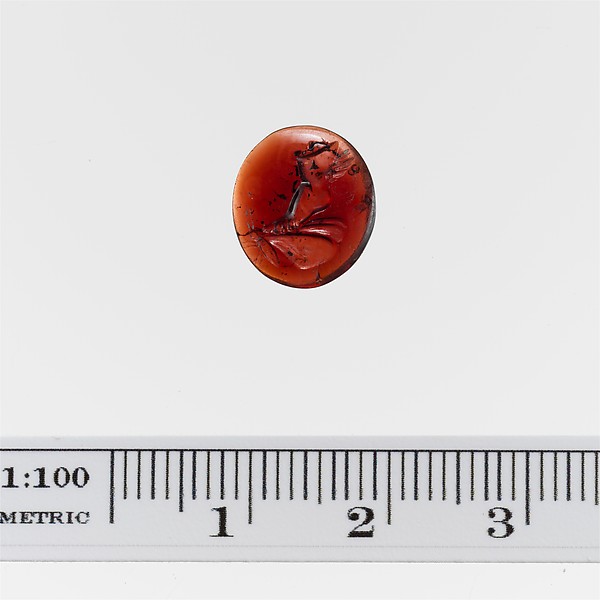 Garnet (pyrope) ring stone by an unrecorded maker, The Metropolitan Museum of Art