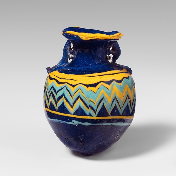 Glass aryballos (perfume bottle)