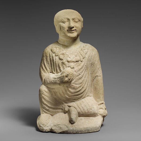 Limestone statuette of a temple boy by an unrecorded maker, The Metropolitan Museum of Art