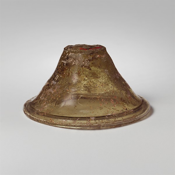 Glass base by an unrecorded maker, The Metropolitan Museum of Art