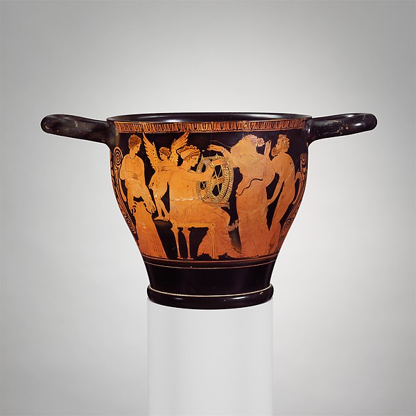 Terracotta skyphos (deep drinking cup) by an unrecorded maker, The Metropolitan Museum of Art