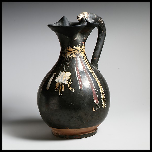 Terracotta oinochoe (jug)