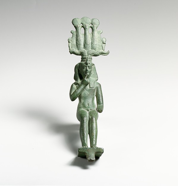 Bronze statuette of Horus by an unrecorded maker, The Metropolitan Museum of Art