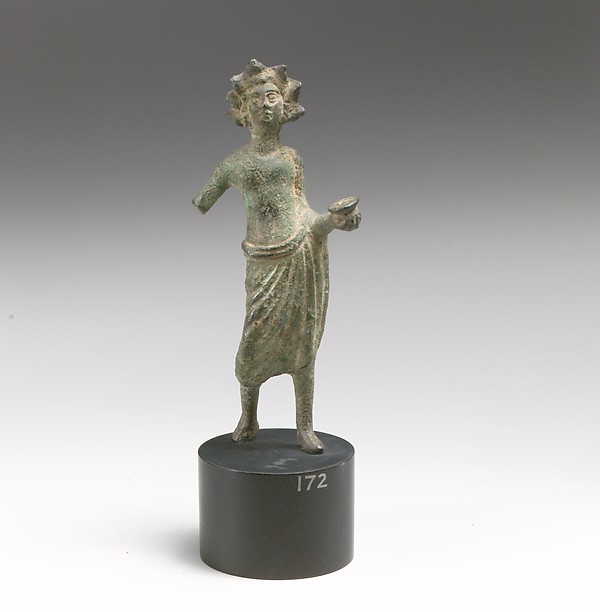 Bronze statuette of a priest or offrant