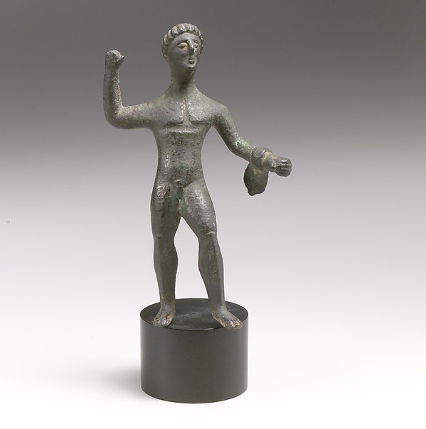 Bronze statuette of Herakles